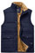 MAGCOMSEN Herren Fleeceweste Outdoor Gefüttert Weste Winter Winddicht Daunenweste Männer Warme Stehkragen Arbeitsweste Thermo Ärmellos Übergangsjacke Dunkelblau 3XL