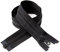 IPEA Cerniera Lampo Nera lunga 90 cm – Colore Nero – 2 Unità – Catena Misura #5 – Cerniere Lampo Divisibili per Abbagliamento Arredamento Cucito Giacche – Zip – Larghezza 30 mm