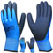 PROGANDA 2 Pairs Superior Grip Waterproof Work Gloves, Double Latex Coating Durable Fit for Gardening Fishing Car Cleaning Multi-Purpose