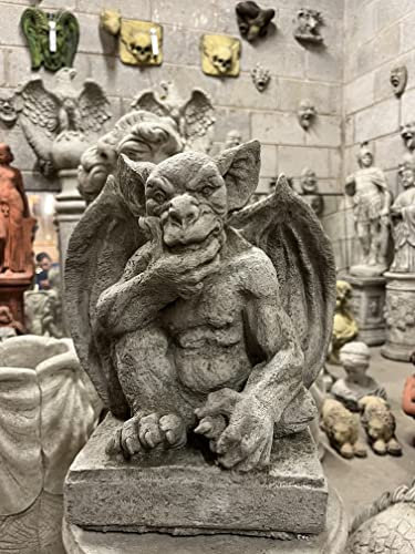 Winged Gargoyle concrete garden ornament statue grotesque