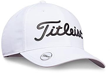 Titleist Unisex Performance Ball Marker Baseballkappe, Weiß/Schwarz, One Size