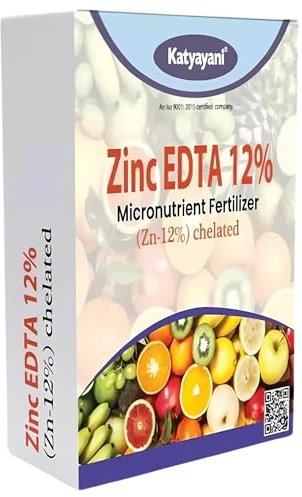 Katyayani Zinc EDTA 12% para plantas y jardín (450 gramos (paquete de 1))