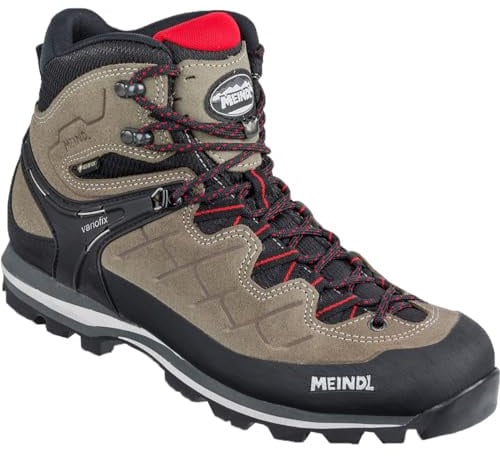 Meindl Herren Litepeak Gt Kletterschuhe hoch, Beige Rot, 42.5 EU
