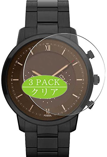 VacFun Lot de 3 Film de Protection d'écran, compatible avec Fossil Neutra Gen 6 Hybrid Smartwatch FTW7074 FTW7072 FTW7073 FTW7071, Film Protecteur Screen Protector (non vitre verre trempé)