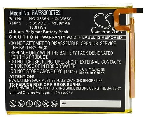 vhbw Akku kompatibel mit Samsung Galaxy Tab A7 Lite SM-T225N, 8.7 2021, SM-T225, SM-T220, SM-T225C Tablet Pad (4900 mAh, 3,85 V, Li-Polymer)