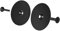 Door Hole Cover Plate,2-5/8 Diameter Round Deadbolt Cover Plate,Door Knob Hole Cover Plate,Door Lock Hole Filler Plate-(Matte Black) (1 Pack)