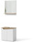 Vicco Badmöbel-Set Marelle, Badezimmerschrank-Set, Weiß/Artisan-Eiche, 2 Teile