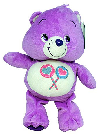 Promo-Dis Orsacchiotto portafortuna – Care Bear – 40 cm pezzi – Peluche viola a partire dai 3 anni in su
