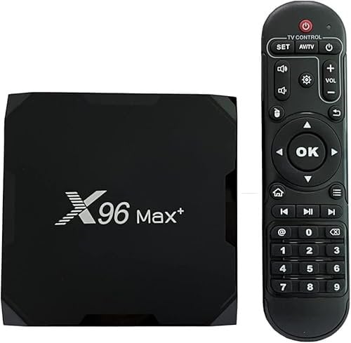 VTNIU Android 9.0 TV Box, Smart Media Player 4 + 32gb HD TV Box con mando a distancia, soporta 4K / 3d2.4 y 5ghz WiFi BT 4.0 USB 3.0 1000m LAN Android Box Smart Set - Top Box