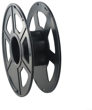 Empty Cable Wire Wrap Reel Drum, for Christmas Lights Rope Cables Filament Storage Organizer, Plastics Material, Black Color, 195g Weight(1Pcs)