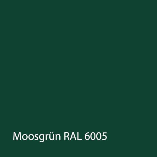 JOWO-CHEMIE Wetterschutzfarbe Holzfarbe Zaunfarbe Gartenfarbe auf Hölzer aller Art (Moosgrün RAL 6005, 2,5kg)
