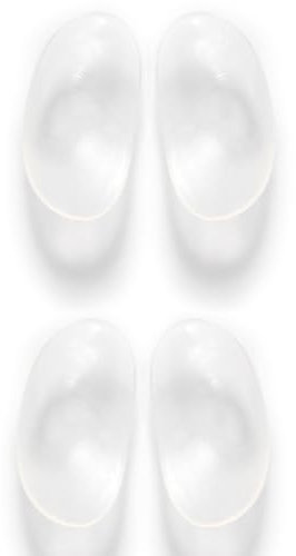 Reccisokz 2 Paar Kieselgel Schulterpolster damen,Schulterpolster selbsthaftend,Schulterpolster, rutschfeste T-Shirt-Schulterpolster, wiederverwendbar für Damen, Blazer, Herren