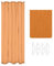 Tenda Zanzariera 150x250 Cm Tinta Unita Con Anelli Inclusi Finestre Porte Zanzariere Insetti Moschiera Anti Mosche Zanzare Insetti Rete Fitta Terrazzi Balcone Giardino - Arancio