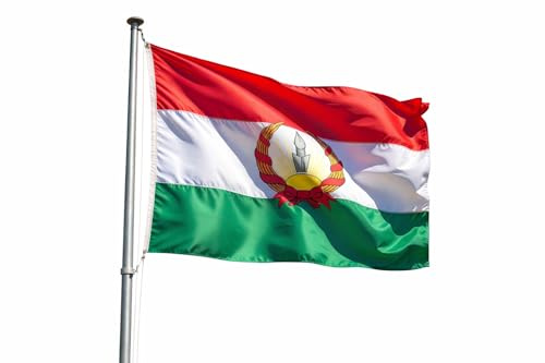 Flagge Kurdistan East (Komar) - 90x150 - Top Qualität Ideal für Zuhause, Büros, oder als Dekoration bei Kulturellen Veranstaltungen