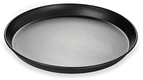 20x Pizzablech rund Blaublech, mit bordiertem Rand Ø 28 cm