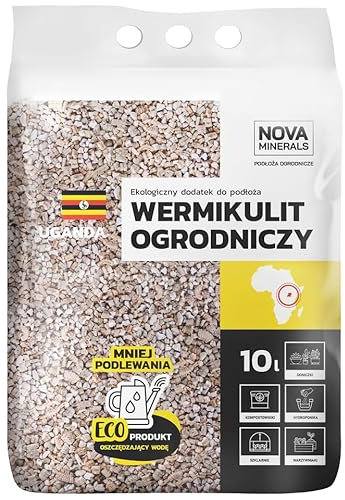 Nova Minerals Vermiculit für Pflanzen 2–4 mm 20L – Mineralisches Substrat für Garten, Topfpflanzen & Hydroponik – Natürliches Vermiculite zur Feuchtigkeitsregulierung & Bodenverbesserung
