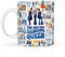 LONGXIN Mamma Mia Musik-Tasse, 11 oz, Zylinder, Porzellan, Geschenk fr Mamma Fans, Dancing Queen, Geschenk fr Familie, Freunde, Frauen, Musikliebhaber, Tanzfans, Teenager, Musikliebhaber