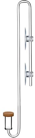 DONGKER CO2 Diffusor Aquarium, Hängender Acryl Diffuser Aquarium, Kohlendioxyd Diffusor Zerstäuber mit U-förmigem Verbindungsrohr für Aquarium Pflanzen