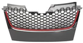 HHGFTIY Rejilla de Parachoques Delantero de automóvil, para VW Golf V MK5 2006-2009 Delantero Protector Resistente Y Elegante,Accesorios diseño Coche