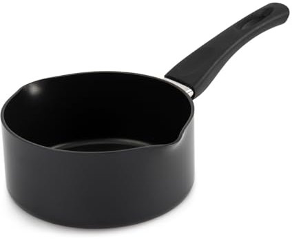 Saucepan Nonstick Sauce Pot for Induction, Gas and Electric Hobs, Non Stick Milk pan with Pour Spout (14cm)
