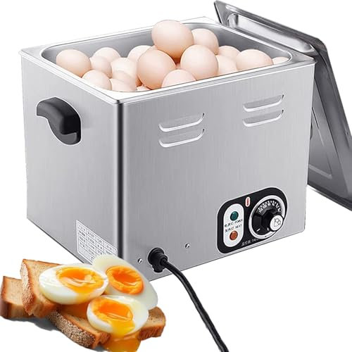 Dfdieratve Commercial 6L Egg Boiler Machine, 2600w Egg Boiler Cooker, Professional Large Capacity Egg Cooker, 60 Eggs Half-Boiled Egg Machine Egg