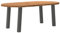 vidaXL Esstisch Hellbraun 200x100x74 cm Massivholz Eiche Oval, Küchentisch, Restauranttisch, Tisch Restaurant, Esszimmertisch, Bistrotisch