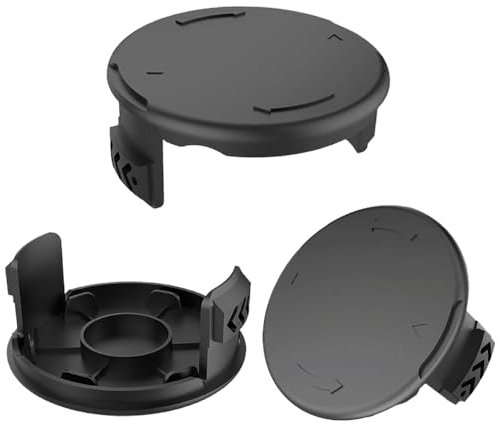 3Pcs Replacement Spool Cover Caps Compatible with Bosch Easygrasscut 18 23 26 Art 23/26,Trimmer Spool Caps, Part Cover for Grass Trimmer