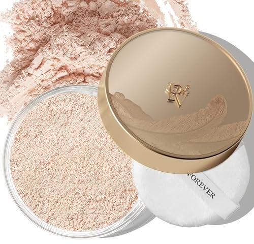 FV Mattierendes Transparent Puder, Langanhaltende Ölkontrolle & Leicht, Erzeugt Einen Weichen Fokuseffekt, Lose Powder Für Alle Hauttypen, Talkumfrei, 10g (Nature)