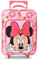 Fast Forward Minnie Mouse Mädchen-Gepäck, 40,6 cm, weiche Seite mit Rollen, 40,6 x 30,5 x 12,7 cm, Minnie Mouse 40.6 cm, Soft Luggage, 40,6 cm (16 Zoll) weiches Gepäck