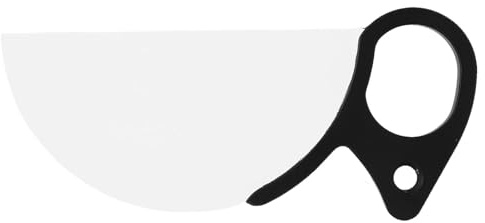 79mm Handhållna Filter Delad Diopter, Förgrunds Oskärpa Linsfilter med Specialeffekter, Halvcirkelformiga Optiska Glasstillbehör för Kreativ Fotografering