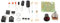 Fafeicy Kit per il Modulo Fai-te Amplificatore Audio LM386 per Altoparlanti 0,5W-10 W Largo Tensione 3v-12v Ideale per Progetti Elettronici