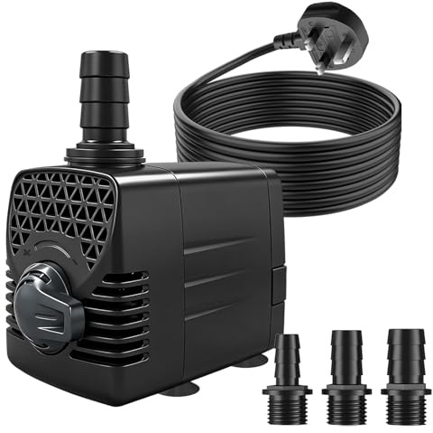 1500L/H 3M Cable Submersible Water Pump for Aquariums and Water Features