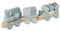 Little Dutch Holz Zug Eisenbahn mit Steckformen Adventure blau