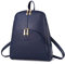 Nevenka Rucksack Damen Cityrucksack Daypack Tagesrucksack PU Leder Zweiwege Reißverschluss Elegantes Design (Blau)