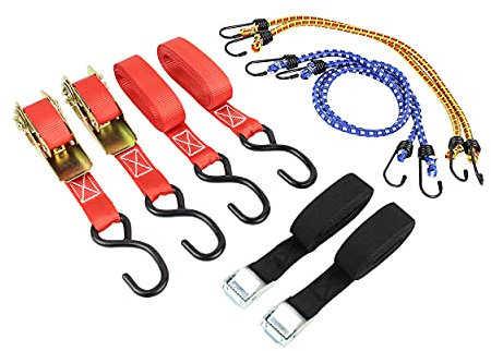 LAS 10343 Spanngurt Haltegurt-Set, 8-teilig