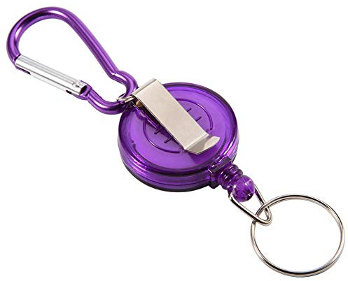 3er-Pack Hinweis Angelruten-Lanyard (lila)