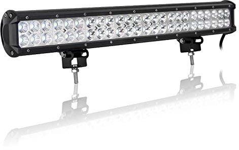 Willpower 23 Inch 144W LED Light Bar 12V 24V for Truck Car Van 4X4 Offroad | 6000K White Fog Lamp, Flood Spot Combo, IP67 Waterproof, Driving Lights for ATV SUV UTV Boat Tractor Vehicle Pickup