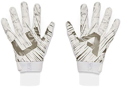 Under Armour Herren-Handschuhe, Weiß (100)/Metallic Silber, Small