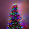 Luccika Mantello a rete di Luci con 240 Led Multicolore per Albero di Natale da 180 a 230 cm di altezza con memoria e 8 giochi di luce per Interno ed Esterno