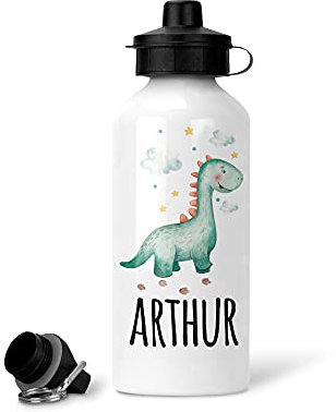 Gourde pour enfant dinosaure personnalisable