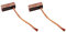 2x Trade-Shop Bronze-Kohlen Kohlebürsten 4,5 x 6,5 x 14mm 12-24 Volt für verschiedene KFZ-Motoren Rolltor Garagentor Antriebe Lichtmaschine Wasserpumpe