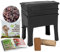 WormBox I Worm Café, Wurmkomposter 2 Tabletts I Komplett-Set I Große Kapazität 64 Liter (500g Kompostwürmer / 1000 STK.)