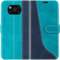 Mulbess für Xiaomi Poco X3 Pro / X3 NFC 5G Hülle, Handyülle Leder mit Kartenfach, Klapphülle mit Magnetverschluss, Flip Case Etui Handytasche Schutzhülle, Stilvoll Mint Blau