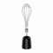 Lacor - R61678L - Batteur de Fouet idéal pour le Mixeur Premium en Lacor, Accessoire pour fouet électrique, acier inoxydable 18/10, Dimensions 5,5 x 6,5 x 23 cm, gris, noir brillant