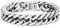 PROSTEEL Edelstahl Armband Herren 12mm breit Panzerkette Armband schwer Glieder Link Kettenarmband in 23CM silberfarbene Armkette Armreif für Jungen Weihnachten Valentinstag