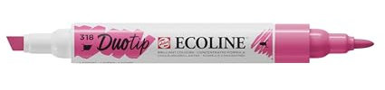 Ecoline Craftelier Aquarellmarker Doppelspitze Duotip Carmin 318