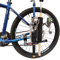 Fahrrad-Angelrutenhalter, für 2 Ruten, Rutenhalter zum Fahrradangeln (schwarz)