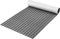 COSTWAY Boat Flooring EVA Foam, Self-Adhesive Non-Slip Marine Carpeting Mat, Faux Teak Decking Sheet for Yacht Kayak Motorboat Motorboat Swimming Pool (240 x 90cm, Grey with Straight Seam Lines)