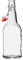 JINGLING Glass Bottle Stoppers | Pack of 6 Bottle Replacement Caps in Swing Style with Flip Lid, Reusable Leak-for Transparent Drink Bottles, Fruit, Wine