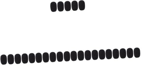 SUPVOX 25pcs Microphone Protective Covers Gooseneck Mic Covers for Voice Tube Mic Protectors Shields for Asmr Microphone Use